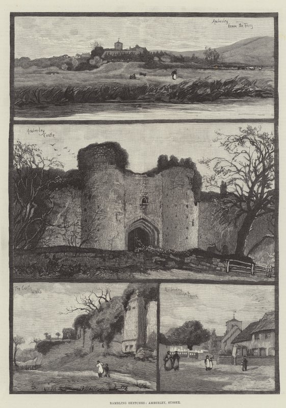 başıboş Eskizler, Amberley, Sussex by William Rainey