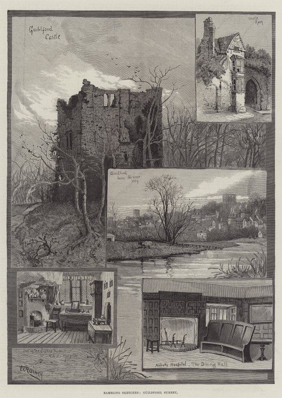 Başıboş Eskizler, Guildford, Surrey by William Rainey