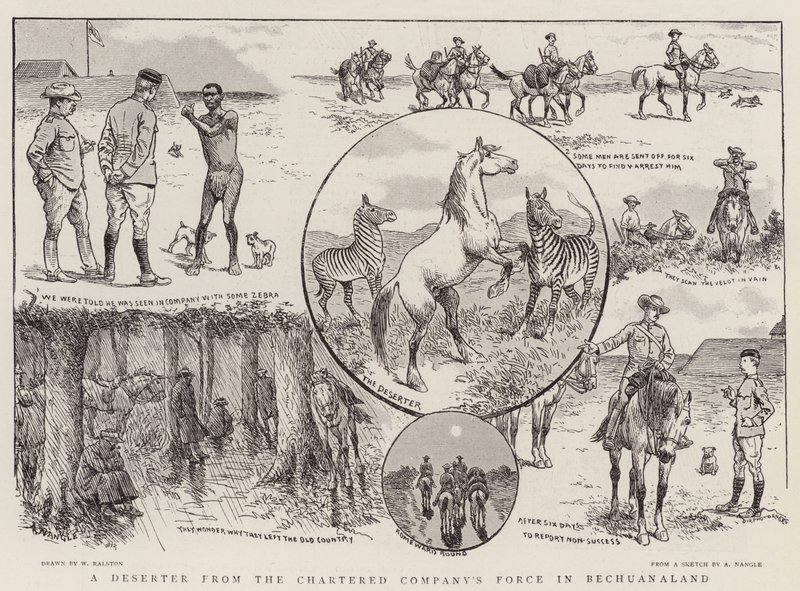Bechuanaland'daki Chartered Company'nin Gücünden Bir Asker Kaçağı by William Ralston
