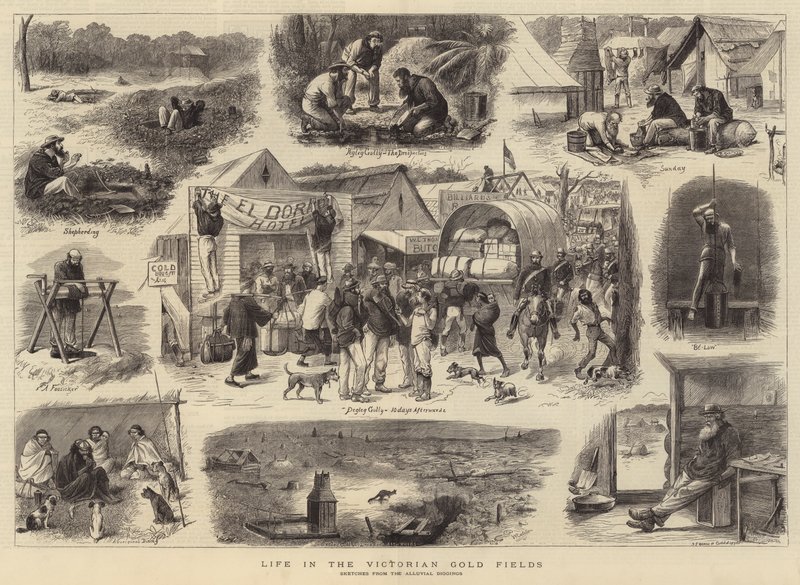 Life in the Victorian Gold Fields  by William Ralston