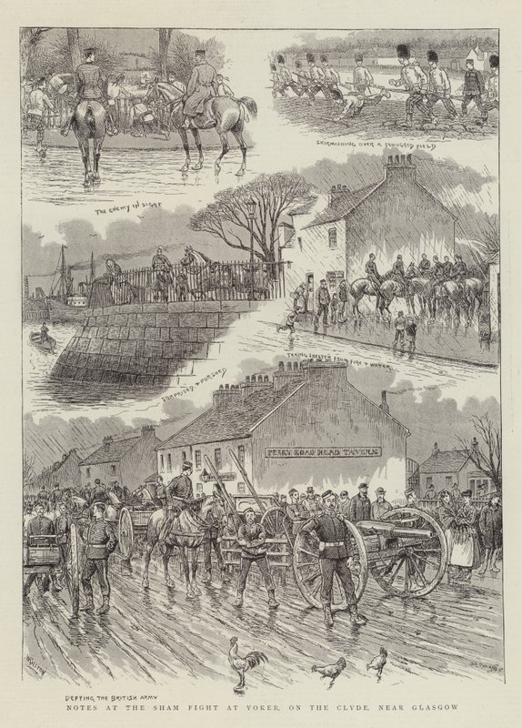 Notes at the Sham Fight at Yoker, on the Clyde, near Glasgow  by William Ralston
