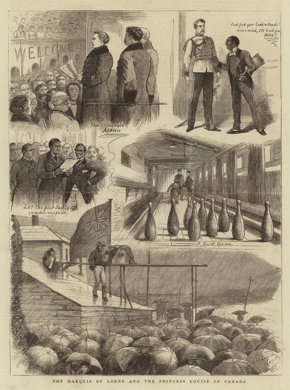 Lorne Markisi ve Kanada'daki Prenses Louise by William Ralston