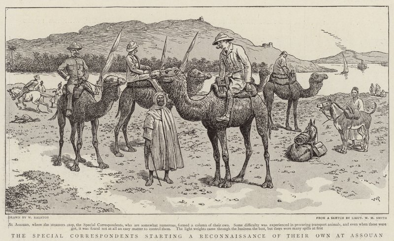 Assouan'da kendi keşiflerine başlayan Özel Muhabirler by William Ralston
