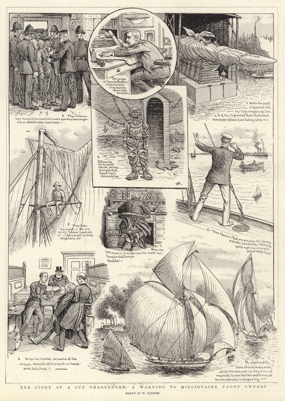 Bir Kupa Meydan Okuyanının Öyküsü, Milyoner Yat Sahiplerine bir uyarı by William Ralston