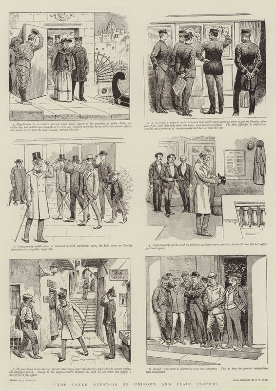Üniforma ve Düz Kıyafetlerin Sıkıcı Sorusu by William Ralston