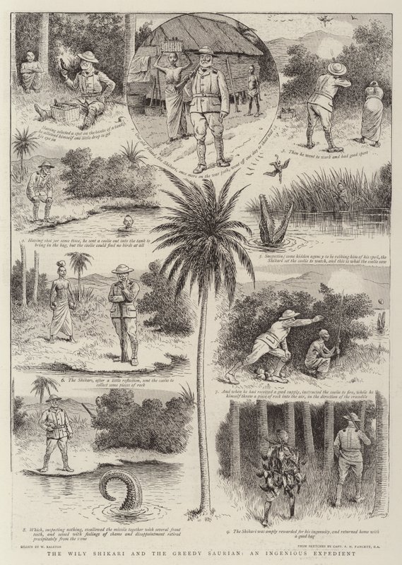 Wily Shikari ve Açgözlü Saurian, Ustaca Bir Çözüm by William Ralston