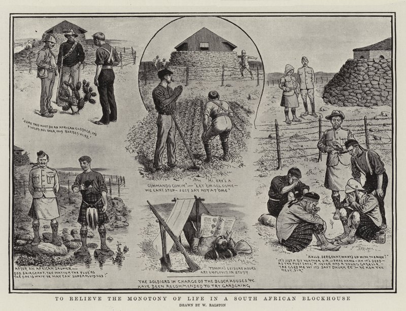 Bir Güney Afrika Blockhouse
