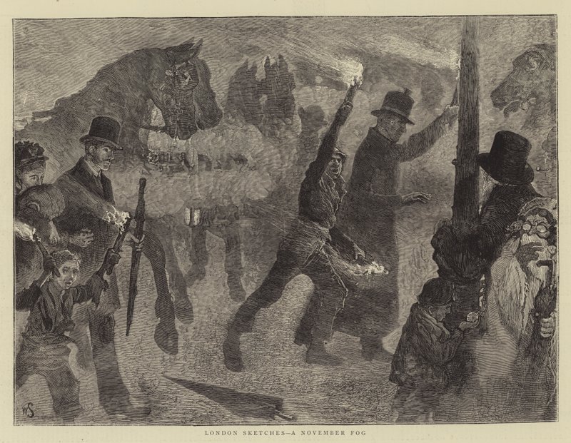 Londra Skeçleri, Bir Kasım Sisi by William Small