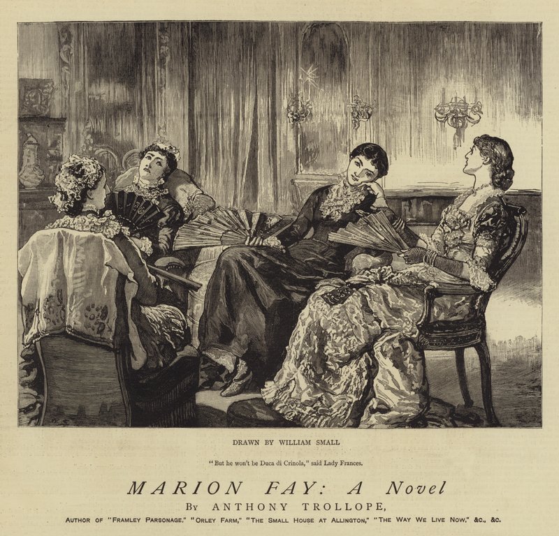 Marion Fay; Bir roman by William Small