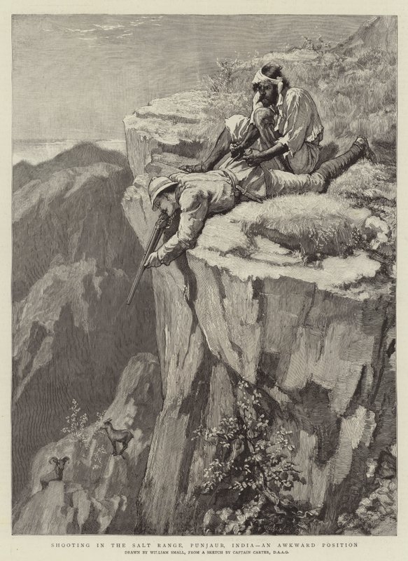 Tuz Menzilinde Çekim, Punjaub, Hindistan, Garip Bir Pozisyon by William Small