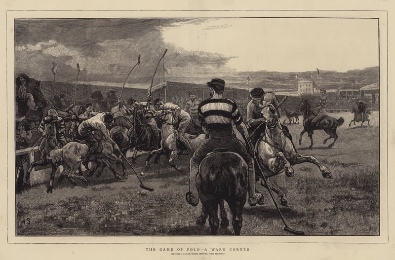 Polo Oyunu, Sıcak Bir Köşe by William Small