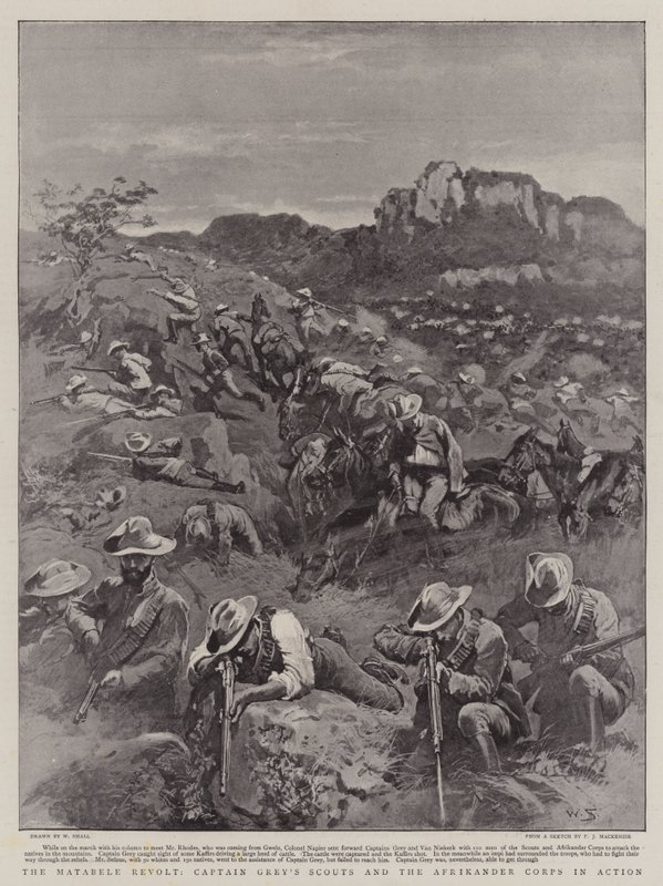 Matabele İsyanı, Kaptan Grey