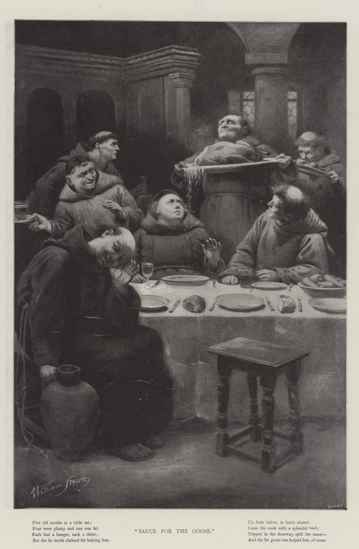 Kaz için Sos by William Strutt