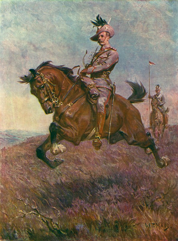Officer and trooper of the New South Wales Lancers, Boer War, South Africa  by William T. Maud
