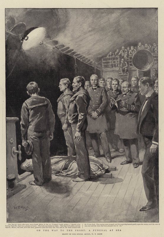 Cephe Yolunda, Denizde Cenaze by William T. Maud