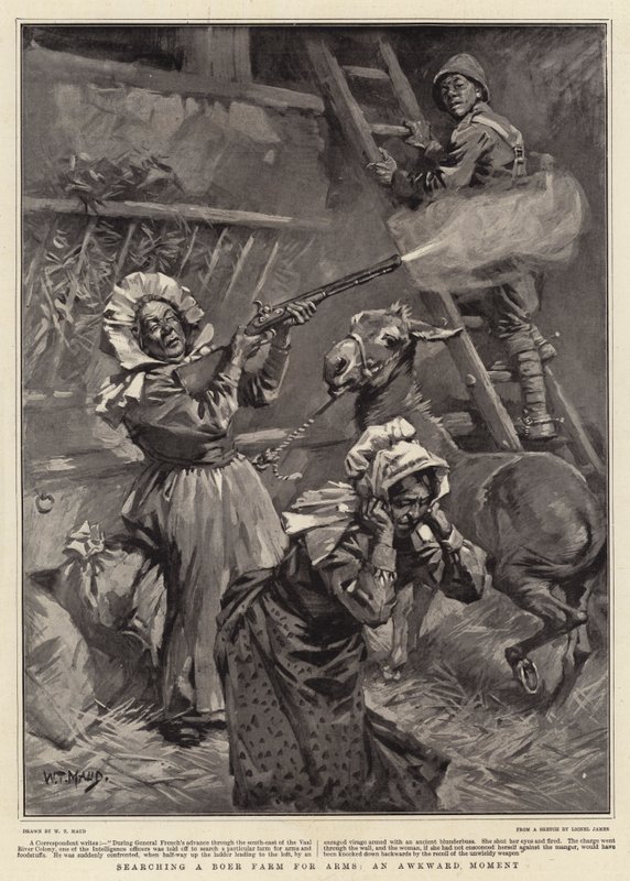 Silah için Boer Çiftliği Aramak, Garip Bir An by William T. Maud