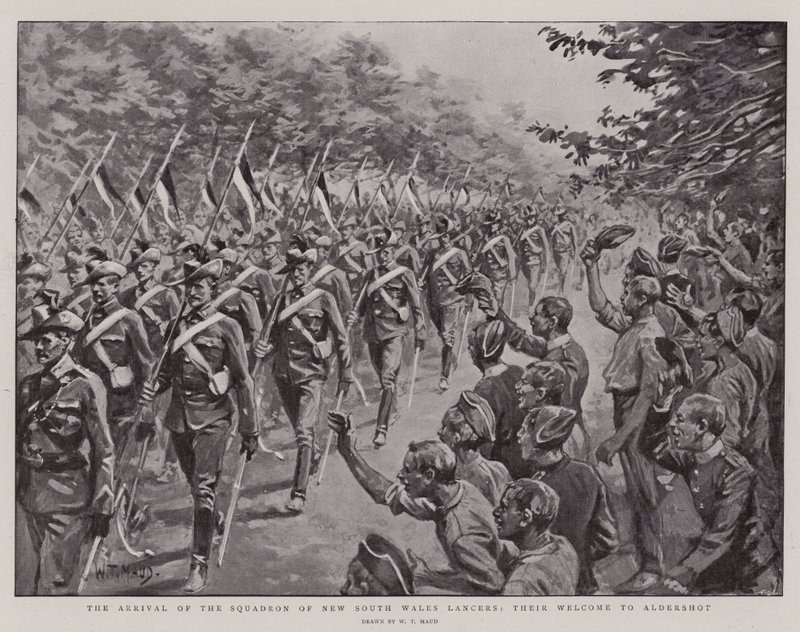 New South Wales Lancers Filosunun Gelişi, Aldershot