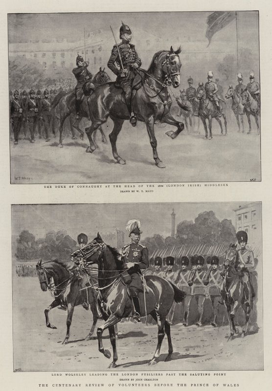 Galler Prensi Önünde Gönüllülerin Yüzüncü Yıl Değerlendirmesi by William T. Maud
