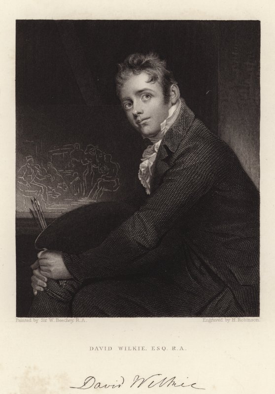 David Wilkie, Esquire, RA (gravür) by William (after) Beechey