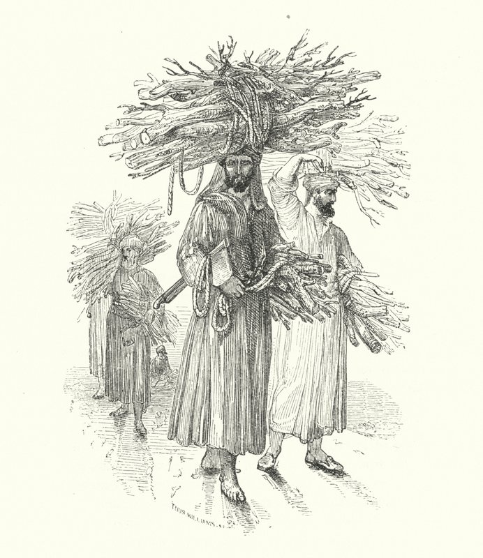 Oduncu Olarak İkinci Prens (gravür) by William (after) Harvey
