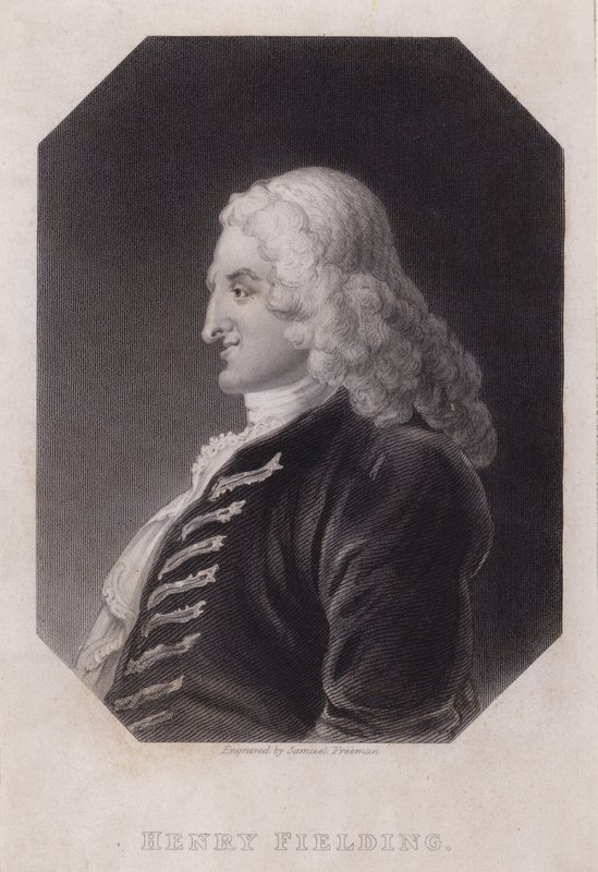 Henry Fielding, İngiliz romancı ve oyun yazarı (gravür) by William (after) Hogarth