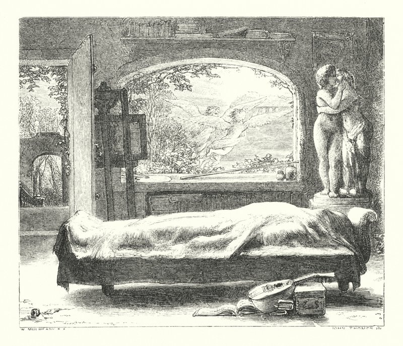 Terkedilmiş Ev (gravür) by William (after) Mulready