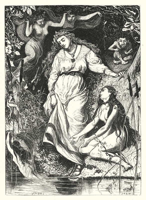 Siren Kovalamacası (gravür) by William (after) Small