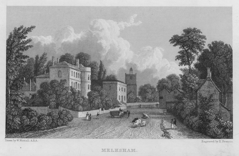 Melksham (gravür) by William (after) Westall