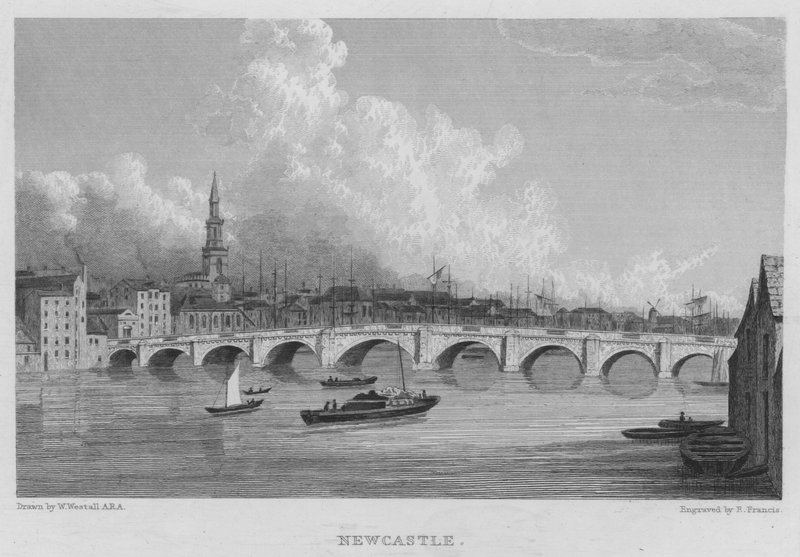 Newcastle (gravür) by William (after) Westall