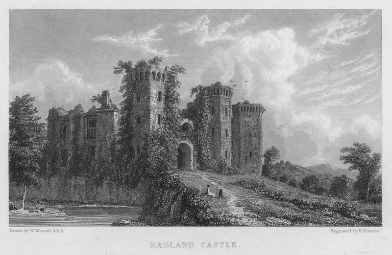 Ragland Kalesi (gravür) by William (after) Westall