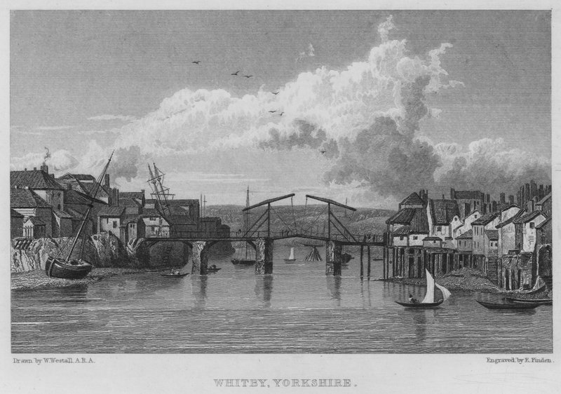 Whitby, Yorkshire (gravür) by William (after) Westall