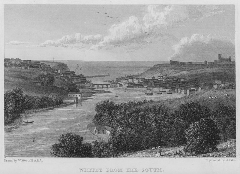 Güneyden Whitey (gravür) by William (after) Westall