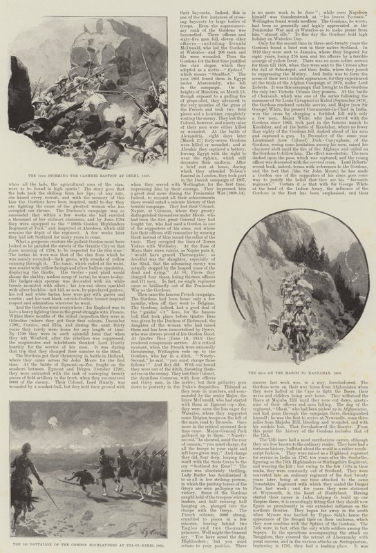 Gordon Highlanders ve Geçmişin Doughty İşleri by William Barnes Wollen