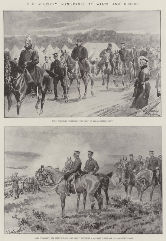 Wilts ve Dorset'teki Askeri Manevralar by William Barnes Wollen
