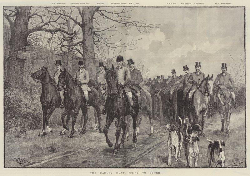 Oakley Hunt, kapsayacak by William Barnes Wollen