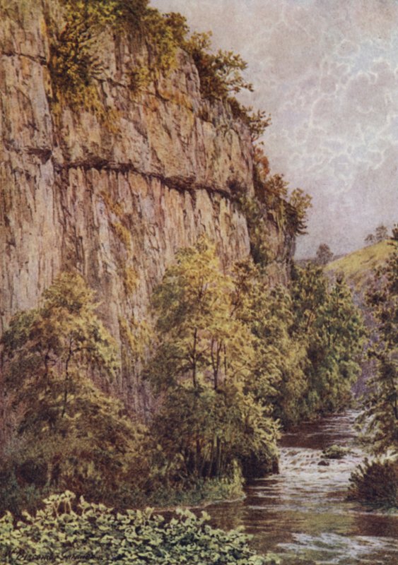 Chee Tor, Chee Dale, Buxton yakınlarında by William Biscombe Gardner