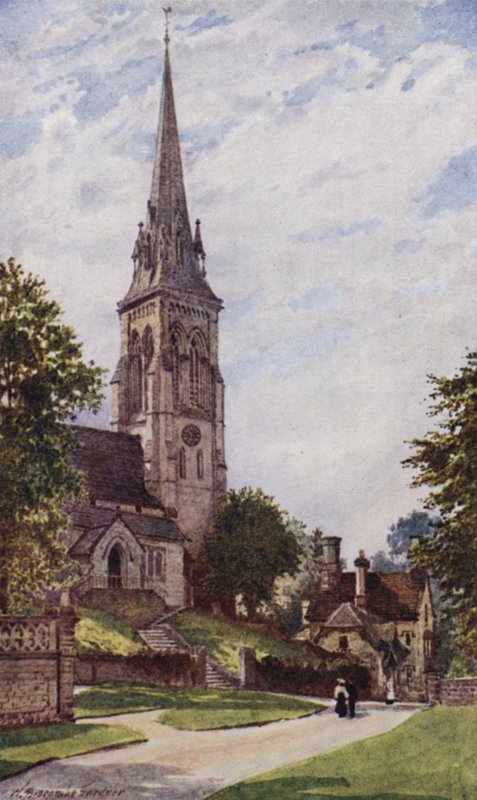 Edensor Kilisesi, Chatsworth by William Biscombe Gardner