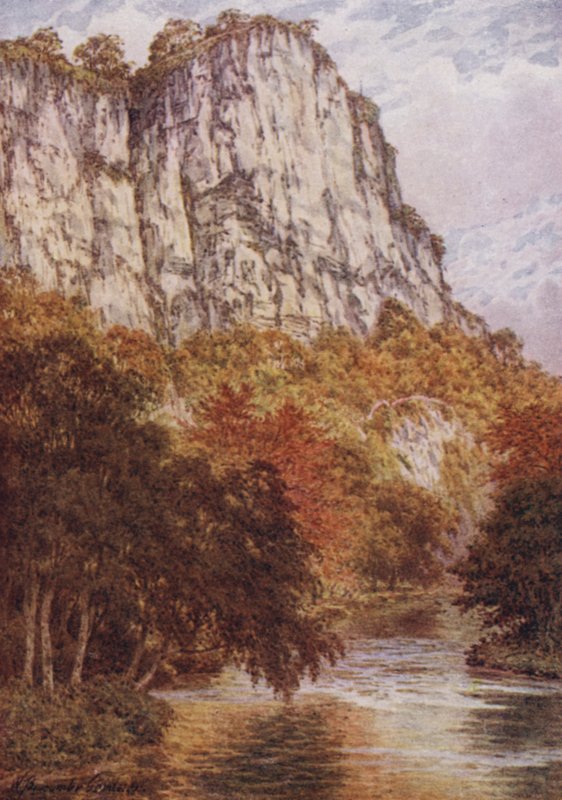 The High Tor, Matlock (renkli taş) by William Biscombe Gardner