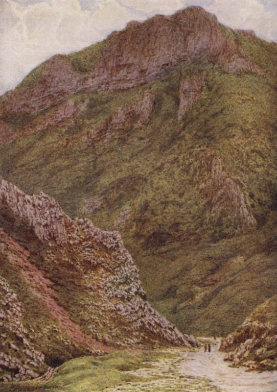 Castleton ve Edale arasındaki Winnats