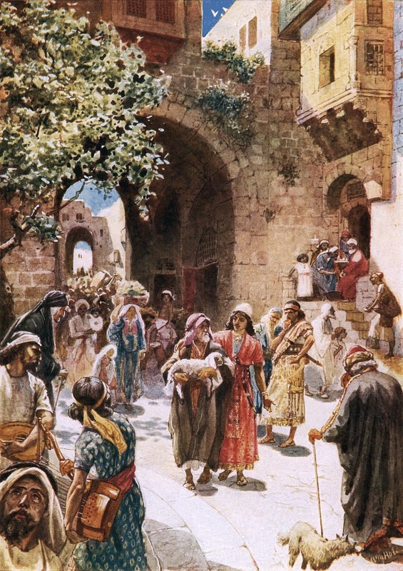 Abşalom insanların kalbini çalıyor by William Brassey Hole