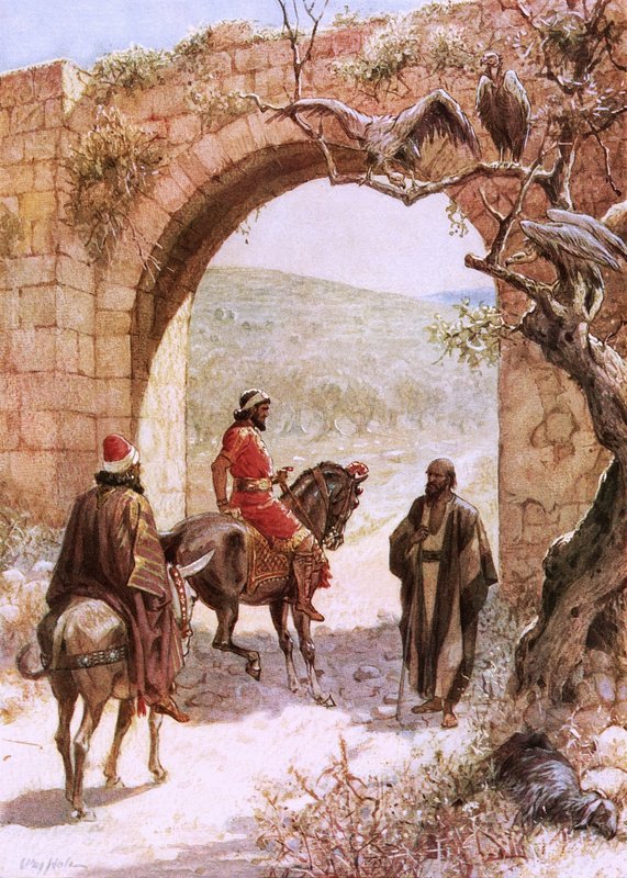 Ahab ve İlyas by William Brassey Hole