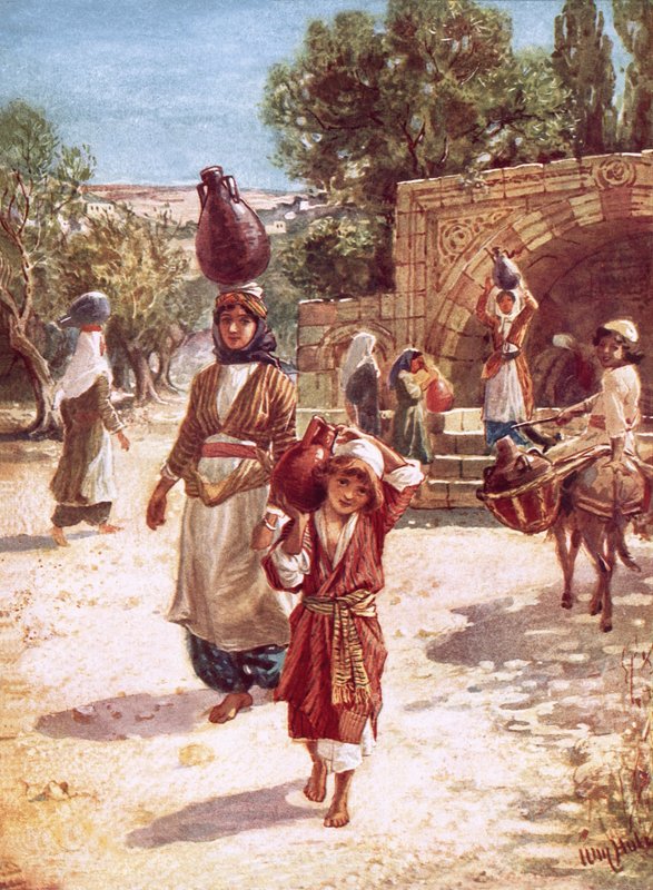 İsa genç bir çocukken by William Brassey Hole