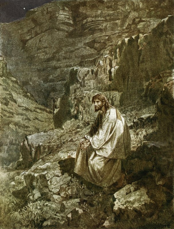 Şeytan tarafından ayartılan vahşi doğada kırk gün by William Brassey Hole