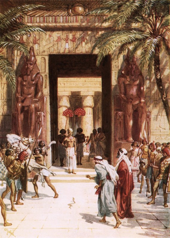 Firavun'dan önce Musa ve Harun by William Brassey Hole