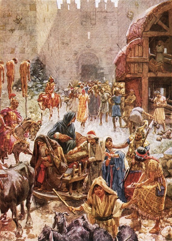 Samiriye'nin düşüşü by William Brassey Hole