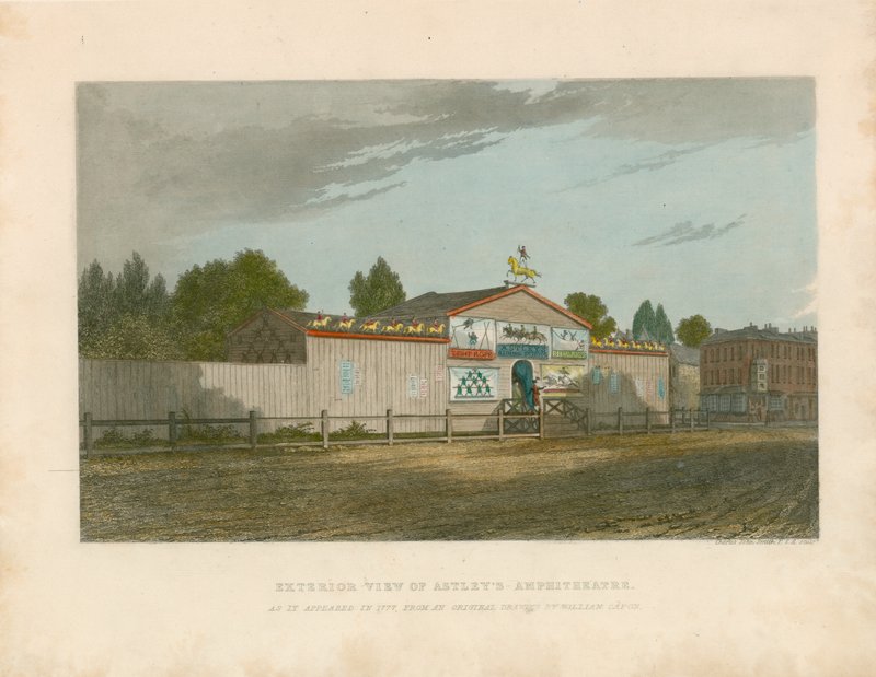 Astley Amfitiyatrosunun Dış Görünümü, 1777