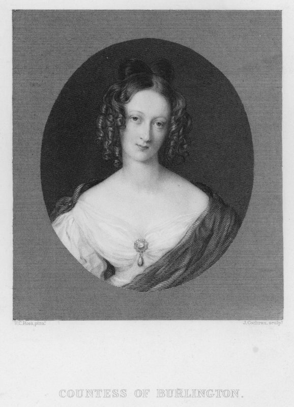 Burlington Kontesi (gravür) by William Charles (after) Ross