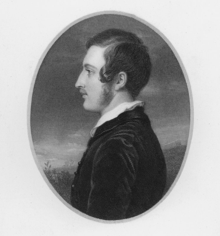 Prens Albert, yirmi yaşında (gravür) by William Charles (after) Ross