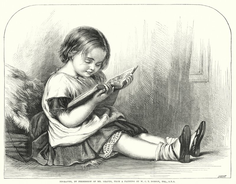 Okuma (gravür) by William Charles Thomas (after) Dobson
