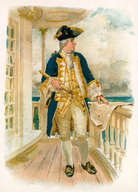 Amiral, 18. yüzyıl by William Christian Symons